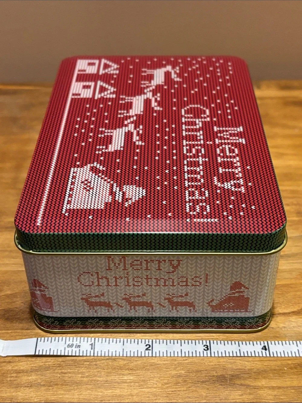 Bundle of Christmas Tins & Candy Cane Container